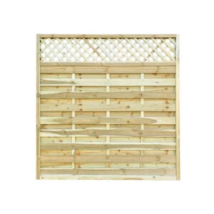 Horizontal Lattice Top Fence Panel