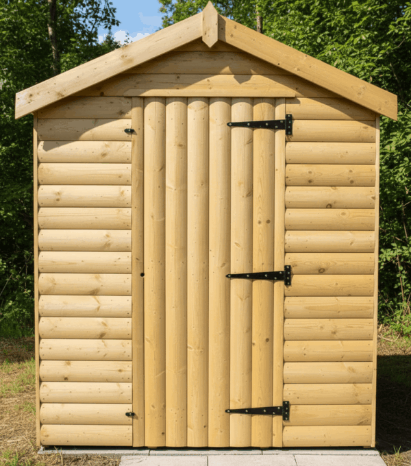 Premium-Apex-Shed-21mm-Log-Lap-front-on