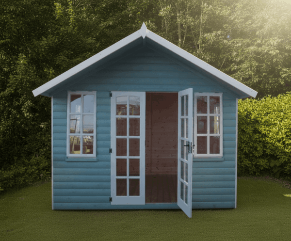 Summerhouse-10′-x-8′-3.0m-x-2.4m-blue