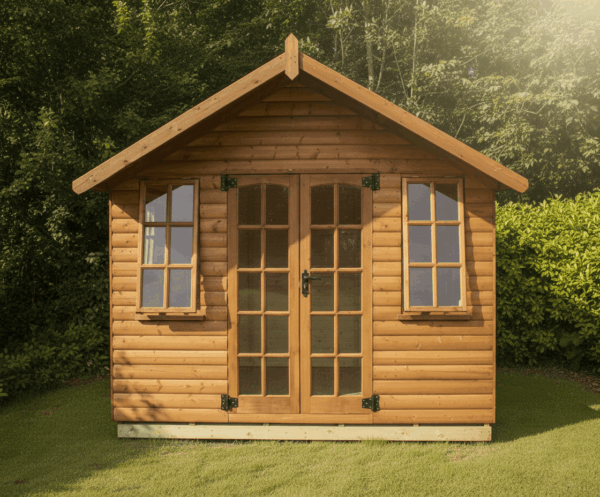 Summerhouse 10′ x 8′ (3.0m x 2.4m) (front on)
