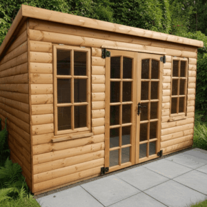 Pent Summerhouse 10′ x 8′ (3.0m x 2.4m)