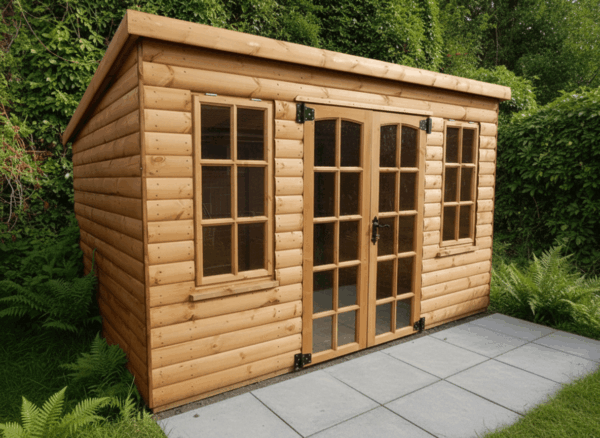 Pent Summerhouse 10′ x 8′ (3.0m x 2.4m)