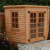 Corner Summerhouse 8′ x 8′ (2.4m x 2.4m) (side on)