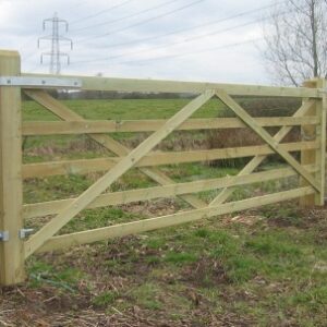 timber field gate