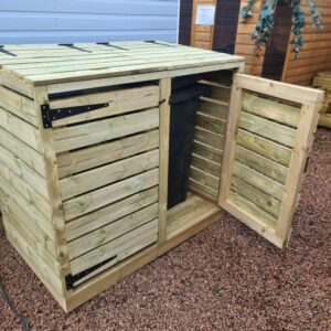 double bin store timber