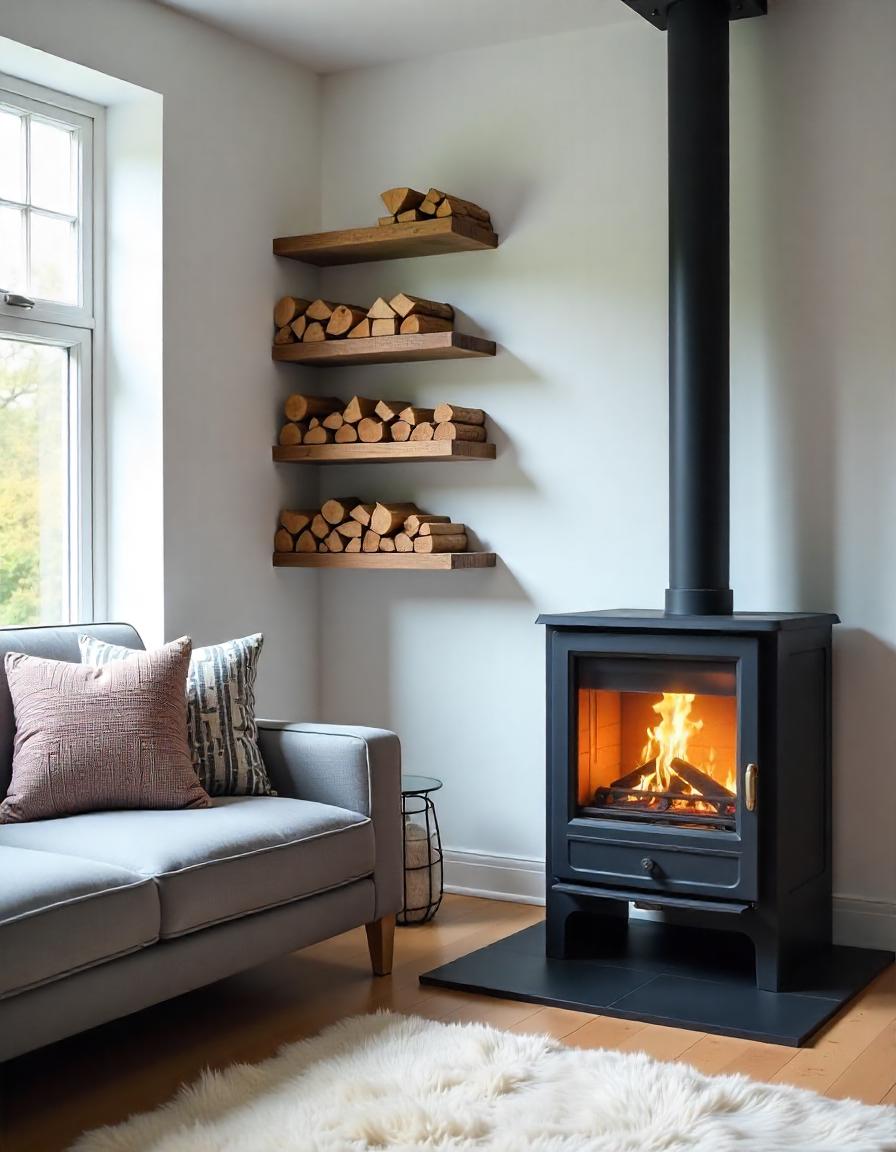 9 indoor log storage ideas (with creative and upcycled options