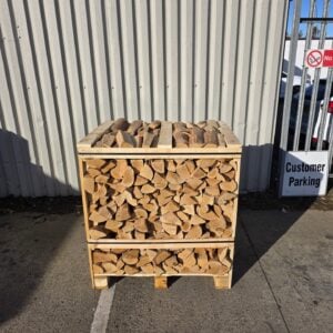 Crate of Imported Oak Logs