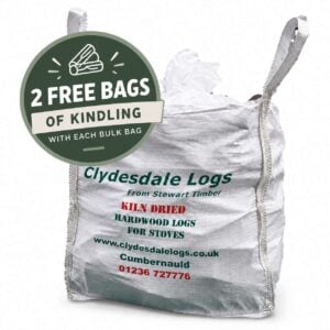 Premium bulk bag of kiln dried hardwood